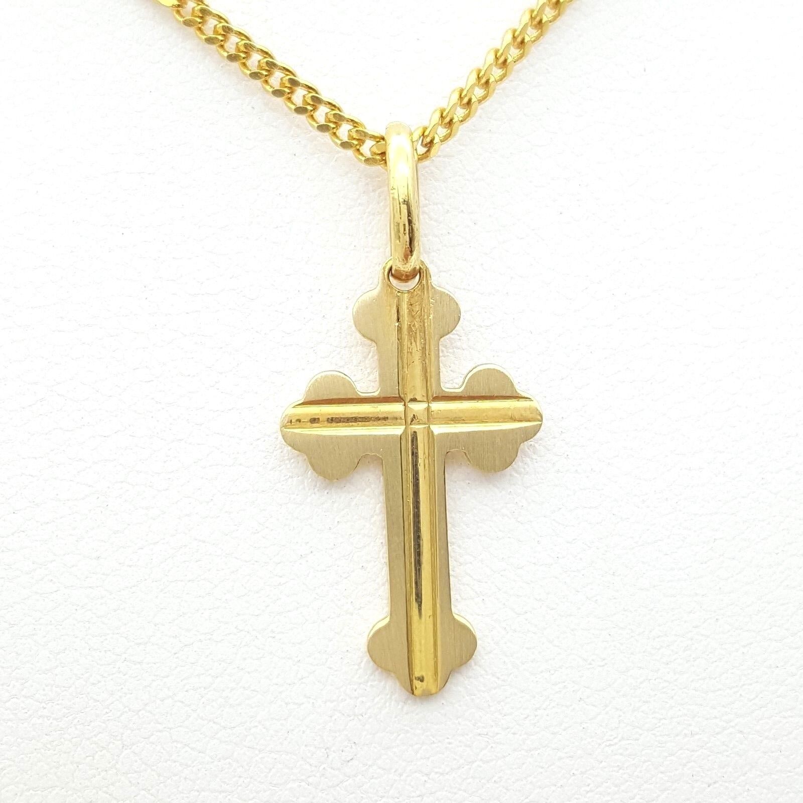 Unisex Cross Pendant 18ct (750, 18K) Cross Pendant