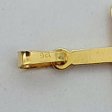 Load image into Gallery viewer, Ladies Yellow Gold 9ct (375, 9K) High Quality Twisted Design Cross Pendant
