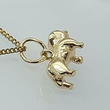 Load image into Gallery viewer, Ladies Yellow Gold 9ct (375,9K) Solid High Quality Smooth Bulldog Shaped Pendant
