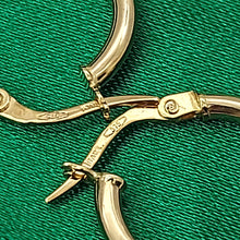 Load image into Gallery viewer, Ladies Italian Yellow Gold 9ct (375, 9K) Smooth Plain Round Hoops

