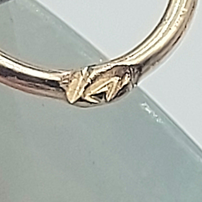 Ladies Rose Gold 14ct (585,14K) Rare Natural Light Grey Jade Circle Pendant