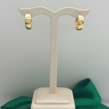 Load image into Gallery viewer, Ladies Italian Yellow Gold 9ct (375, 9K) Smooth Plain Round Thick Hoops
