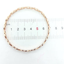 Load image into Gallery viewer, Ladies Rose Gold 9ct (375, 9K) High Quality Solid Round Infinity Style Bangle
