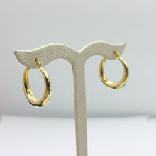 Load image into Gallery viewer, Ladies Italian Yellow Gold 9ct (375, 9K) Plain Graduating Hoops
