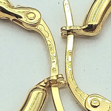 Load image into Gallery viewer, Ladies Italian Yellow Gold 9ct (375, 9K) Plain Graduating Hoops
