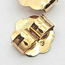 Load image into Gallery viewer, Ladies Yellow Gold 10ct (417, 10K) Natural Oval Topaz Solitaire Stud Earrings
