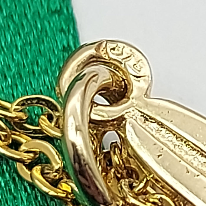 Skateboard Yellow Gold 9ct (375, 9K) Rare Handmade High Quality Pendant