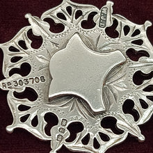 Load image into Gallery viewer, Solid Antique Sterling Silver (925) Curb T-Bar Pendant Unisex Necklace
