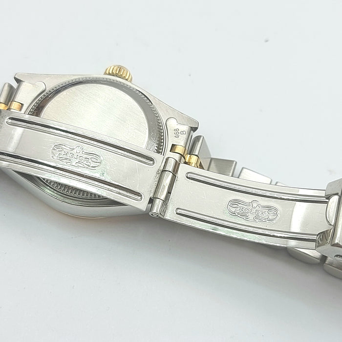 ROLEX 18K (750, 18ct) Yellow Gold Stainless Steel Datejust 26mm Ladies Watch