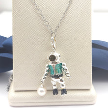 Load image into Gallery viewer, Thomas Sabo Rare Sterling Silver (925) Scuba/Deep Sea Driver Pendant W/ Pearl

