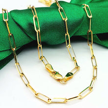 Load image into Gallery viewer, Cable Link Chain Yellow Gold 18ct (750, 18K) Solid High Quality Necklace
