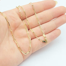 Load image into Gallery viewer, Cable Link Chain Yellow Gold 18ct (750, 18K) Solid High Quality Necklace
