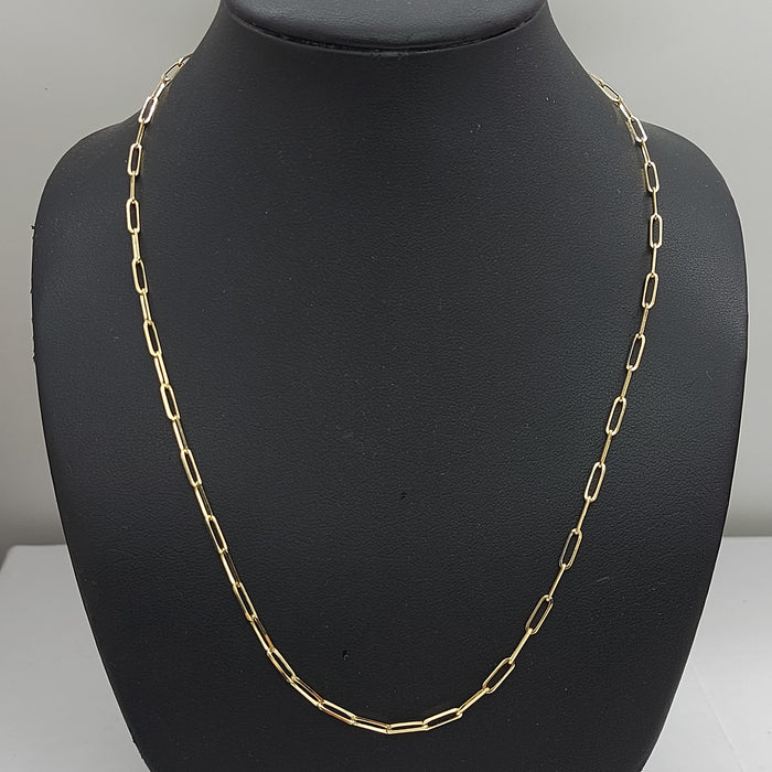 Cable Link Chain Yellow Gold 18ct (750, 18K) Solid High Quality Necklace