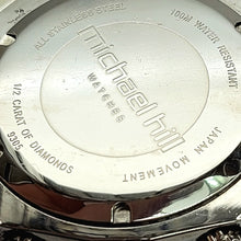 Load image into Gallery viewer, MHJ Men&#39;s Chronograph 0.50ct of Natural Diamonds in Stainless Steel Watch

