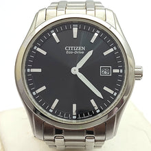 Load image into Gallery viewer, Citizen Eco-Drive Stainless Steel Black Dial J165-S091225 Men&#39;s Watch
