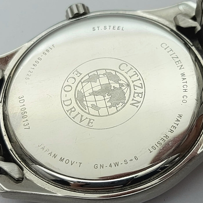Citizen Eco-Drive Stainless Steel Black Dial J165-S091225 Men's Watch