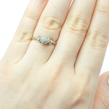 Load image into Gallery viewer, Ladies Yellow Gold 18ct(750,18K) Vintage Old European Cut Natural Diamonds Ring
