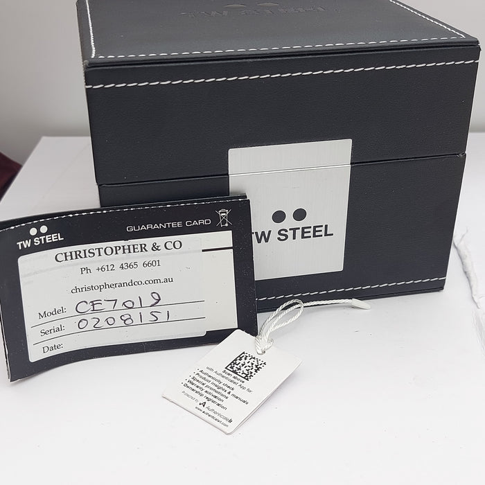 TW STEEL CEO ADESSO 45mm Black Dial Chronograph CE7019 Watch