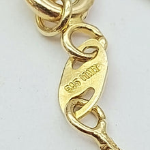 Load image into Gallery viewer, Ladies Tri-Tone Gold 14ct (585,14k) High Quality Disco Cut Beads Dainty Bracelet
