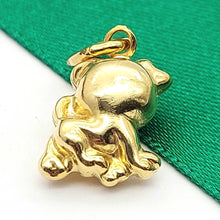 Load image into Gallery viewer, Little Puppy Yellow Gold 9ct (375, 9K) High Quality Pendant/Charm
