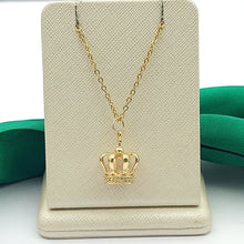 Load image into Gallery viewer, Antique Artisan Crown Yellow Gold 18ct (750, 18K) Solid High Quality Pendant
