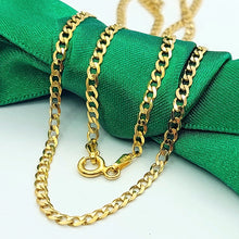Load image into Gallery viewer, Curb Link Chain Italian Yellow Gold 9ct (375, 9K) Unisex Necklace
