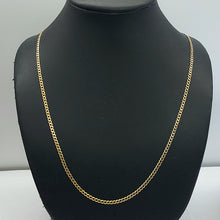 Load image into Gallery viewer, Curb Link Chain Italian Yellow Gold 9ct (375, 9K) Unisex Necklace
