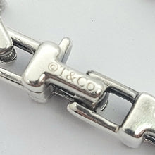 Load image into Gallery viewer, Tiffany &amp; Co Sterling Silver (925) Retired &#39;T&#39; Square Link Chain Necklace
