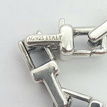 Load image into Gallery viewer, Tiffany &amp; Co Sterling Silver (925) Retired &#39;T&#39; Square Link Chain Necklace
