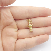Load image into Gallery viewer, Water Fountain Yellow Gold 18ct (750, 18K) Rare Solid Artisan Antique Pendant
