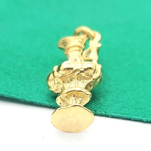 Load image into Gallery viewer, Water Fountain Yellow Gold 18ct (750, 18K) Rare Solid Artisan Antique Pendant
