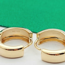 Load image into Gallery viewer, Ladies Yellow Gold 10ct (417, 10K) MHJ Smooth Plain Round Petite Hoops
