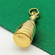 Load image into Gallery viewer, Champagne Bottle Yellow Gold 9ct (375, 9K) Rare High Quality Pendant
