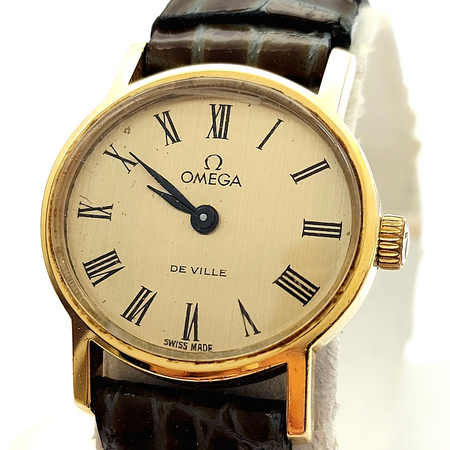 Vintage Ladies 24mm OMEGA DE VILLE 511.0508 CAL.625 Roman Numerals Dial Watch