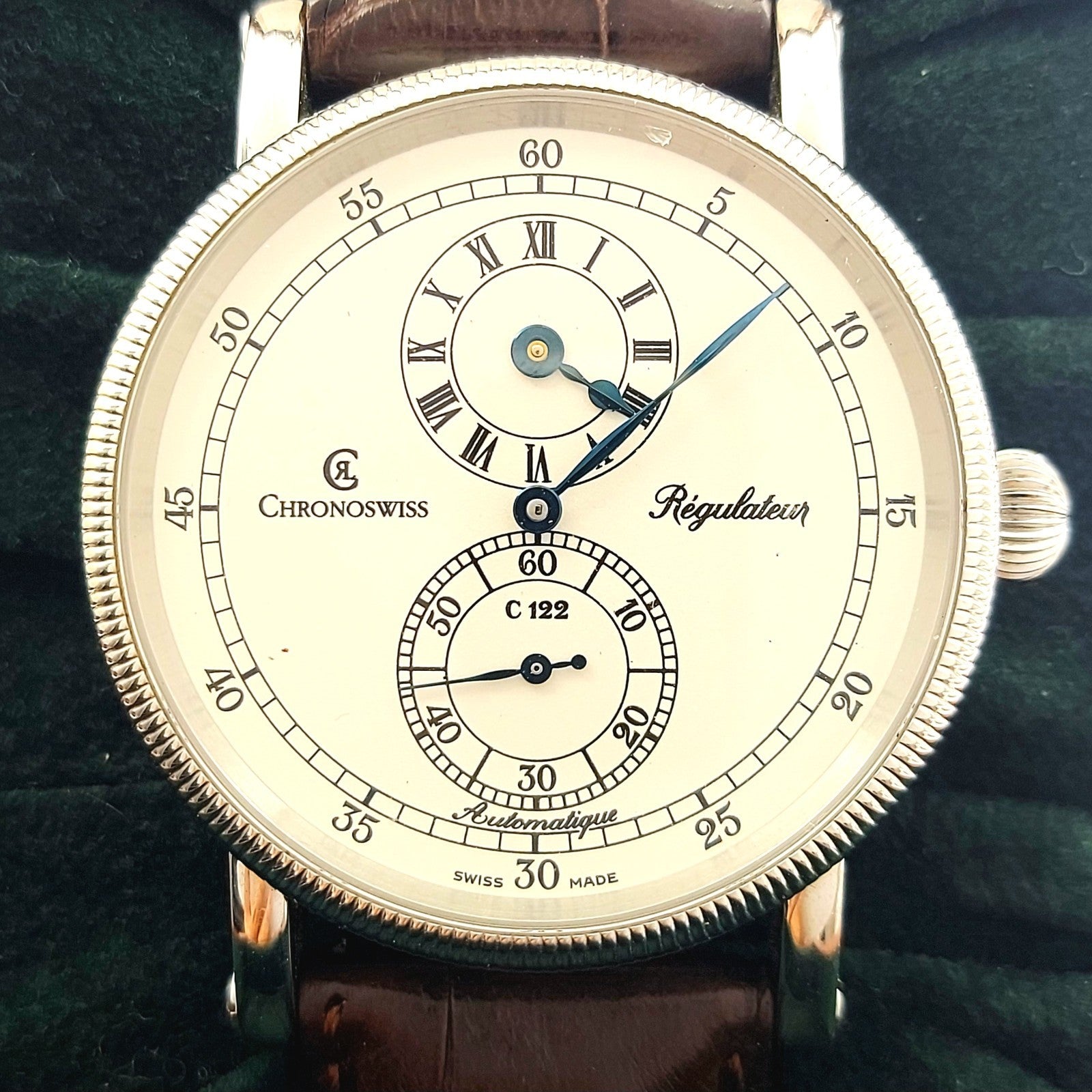 Men's CHRONOSWISS Regulator CH1223 38mm Watch