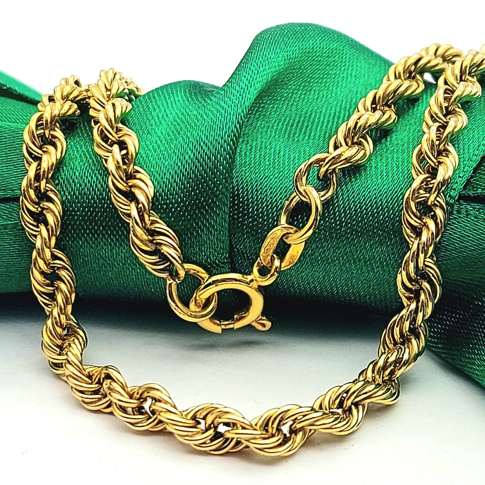 Twisted Rope Chain Yellow Gold 9ct (375, 9K) Necklace