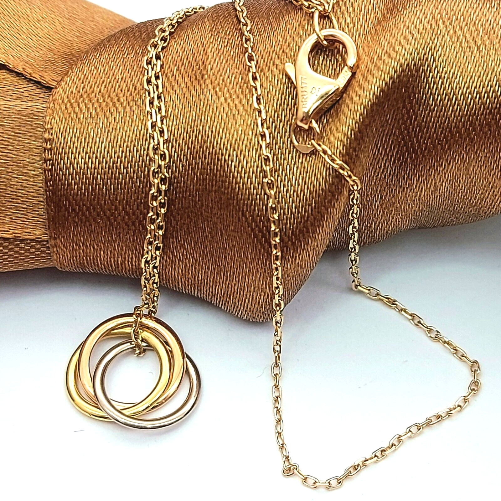 CARTIER Tri-Tone Gold Ladies 18ct (750,18k) Trinity Dainty Bracelet