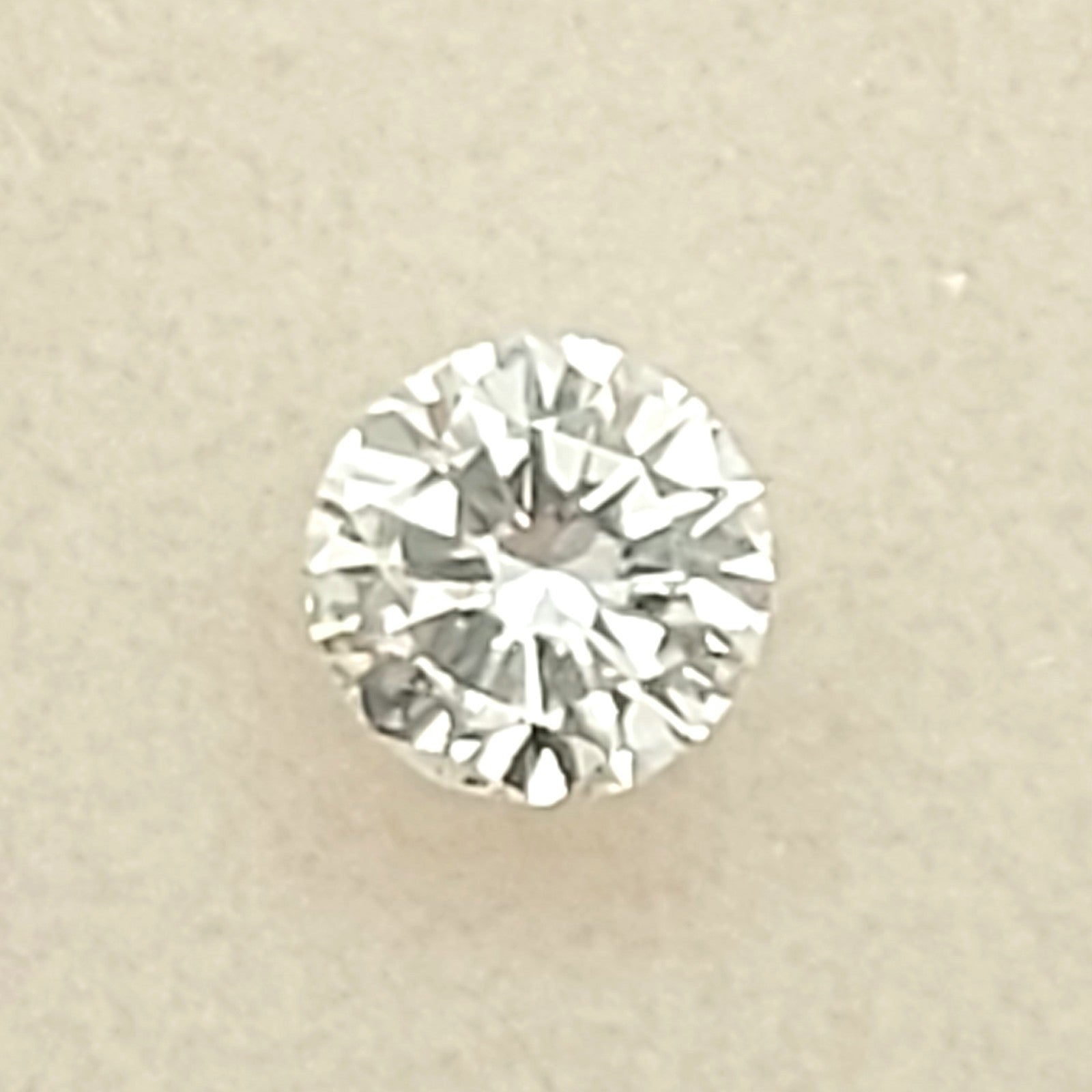 0.21 CT Natural White Diamond Round Brilliant Cut VS1 G Grade Certificate IGI