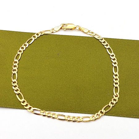 Ladies Italian Handmade Yellow Gold 9ct (375, 9K) Bracelet High Quality