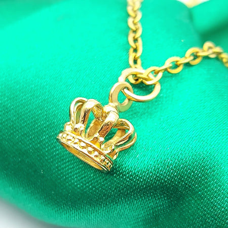 Royal Crown Yellow Gold 9ct (375,9k) Small High Quality Charm/Pendant