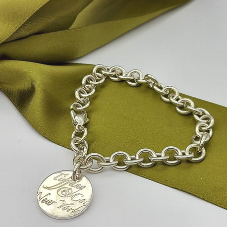Tiffany & Co Sterling Silver 925 Genuine Curb Bracelet