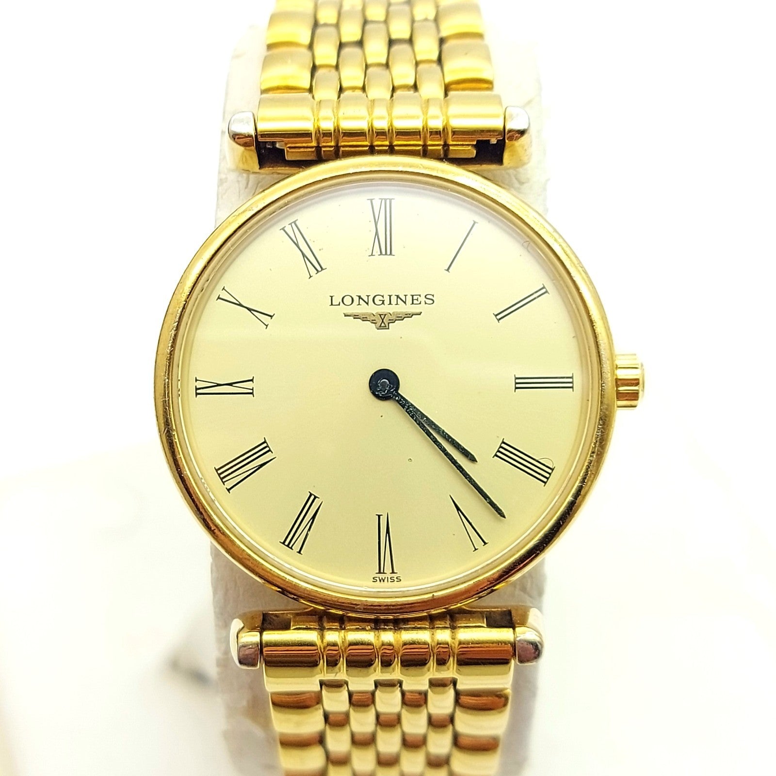 Ladies 24mm Longines La Grande Classique L4.135.2 Gold Stainless Steel Watch