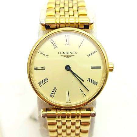 Ladies 24mm Longines La Grande Classique L4.135.2 Gold Stainless Steel Watch