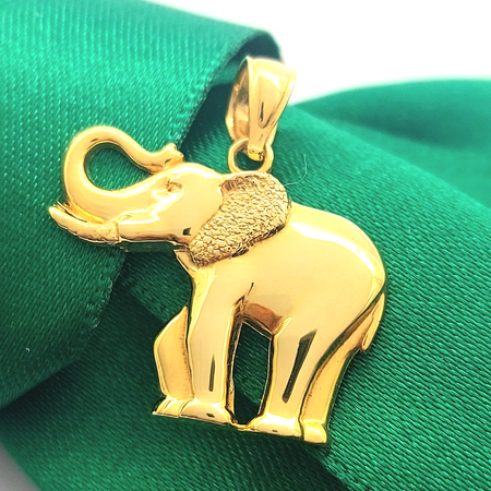 Elephant Yellow Gold 9ct (375, 9K) High Quality Pendant/Charm
