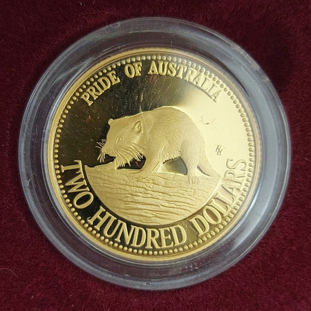 22ct (22K,916) 1994 The Pride of Australia Tasmanian Devil 10g Coin