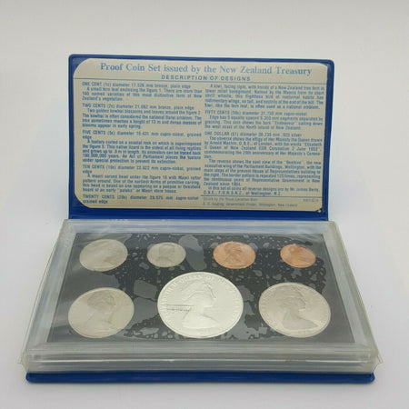 Royal Canadian Mint New Zealand Issued Sterling Silver & Nickel Coin Proof Set