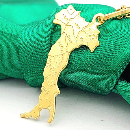 Country Of Italy Yellow Gold 18ct (750, 18K) High Quality Pendant