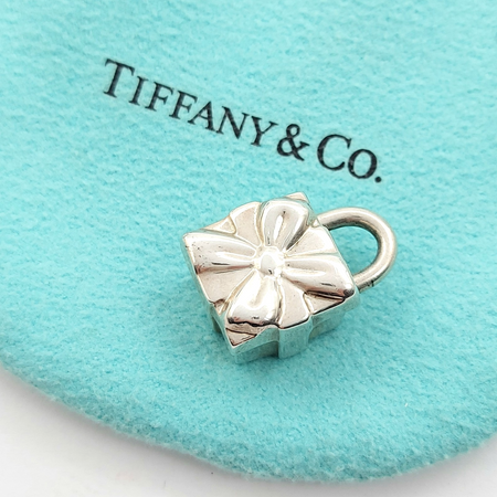 Tiffany & Co Gift box Sterling Silver (925) Retired Vintage Pendant/ Charm