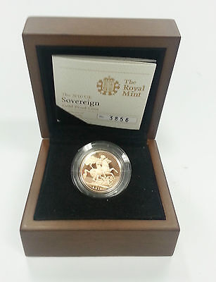 2010 The Royal Mint UK Gold Proof Full Sovereign Coin