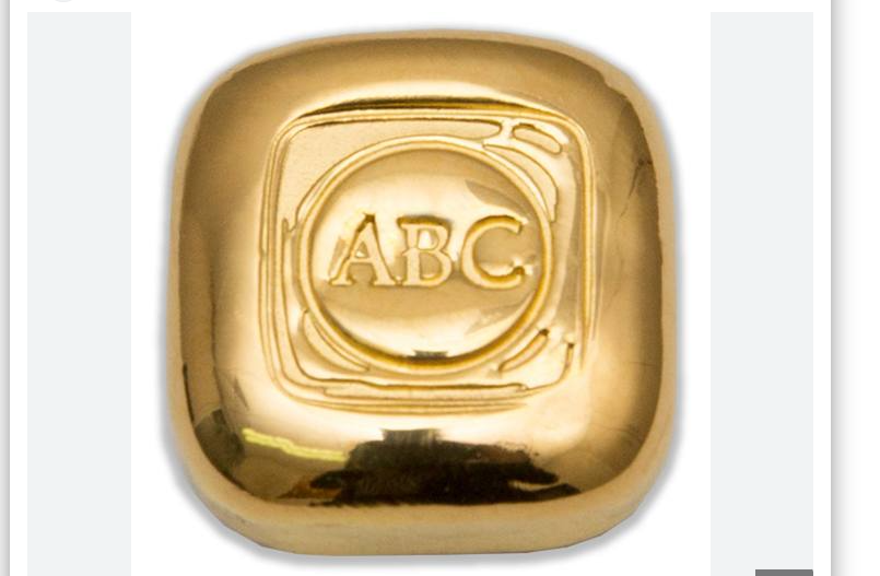 1oz ABC Gold Cast Bar